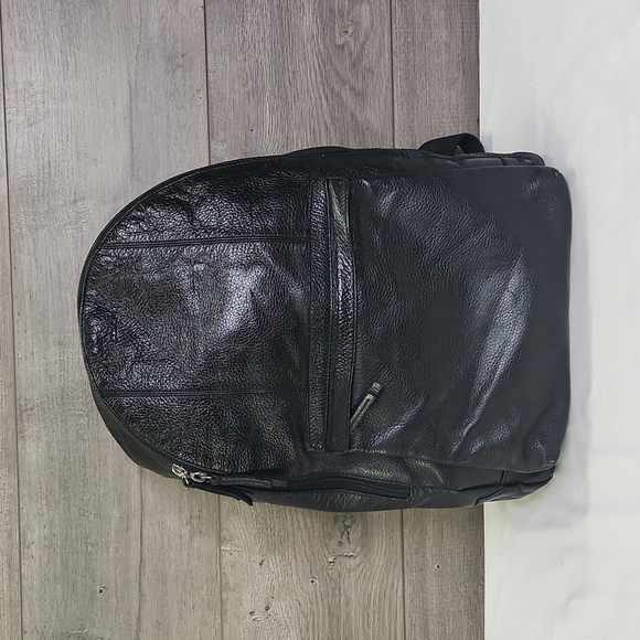 Cole Haan Other - Cole Haan Black Leather Backpack